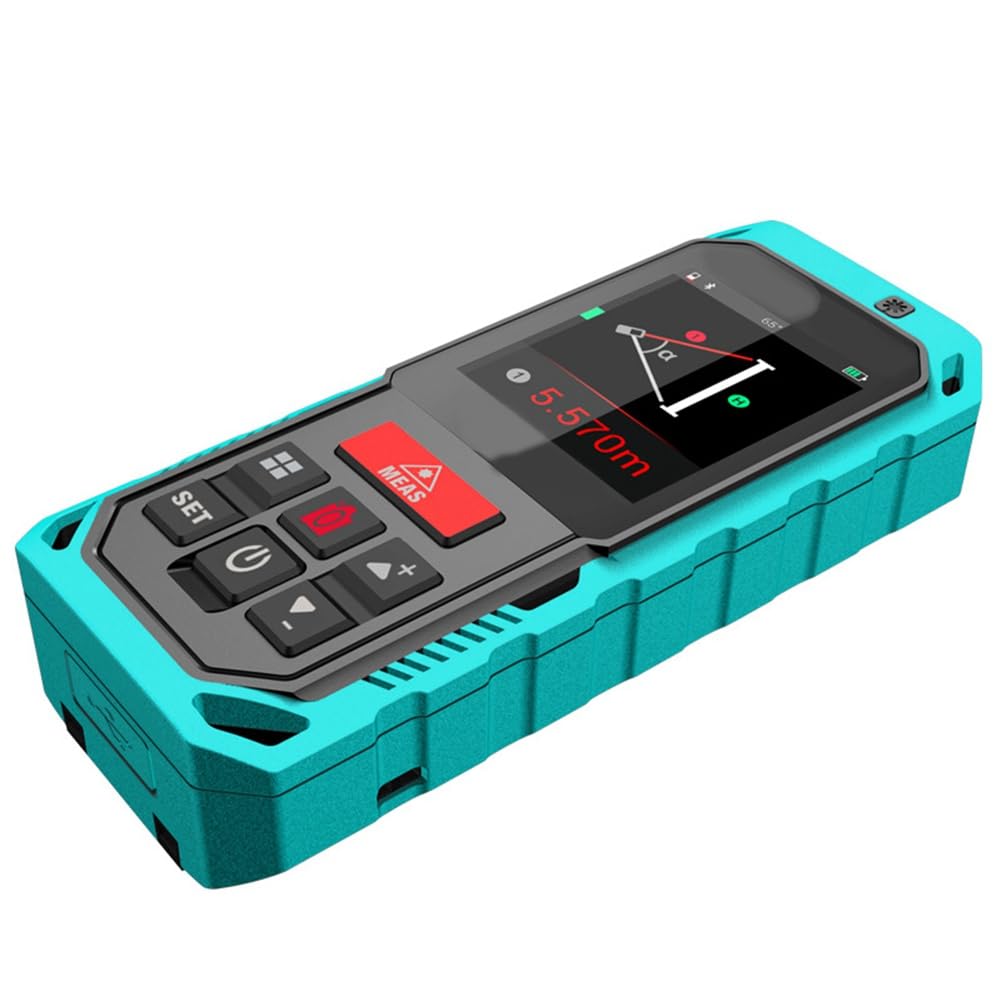 Medidor de Distancia para Cámara, Telémetro Bluetooth Profesional para Exteriores de 60 M para Cualquier Herramienta de Medición de Dos Puntos