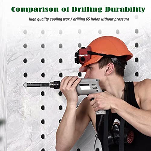 Joeric Black Hex Shank 3/16" Dry Diamond Drill Bit Set, 10 Pcs 5Mm Diamond Core Drill Bit With Storage Bottle For Granite Marble Tile Ceramic Stone Glass (Not For Wood) #TOP6