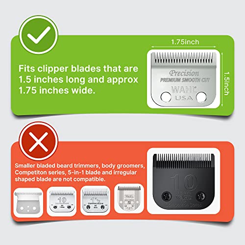 6Pcs Professional Hair Clipper Guards Cutting Guides Fits For Most Wahl Clippers Clipper, Combs Replacement - 1 & 1/4" To 2 & 1/2", Guard Number: #20, 18, 16, 14, 12, 10 (Gray) #TOP5