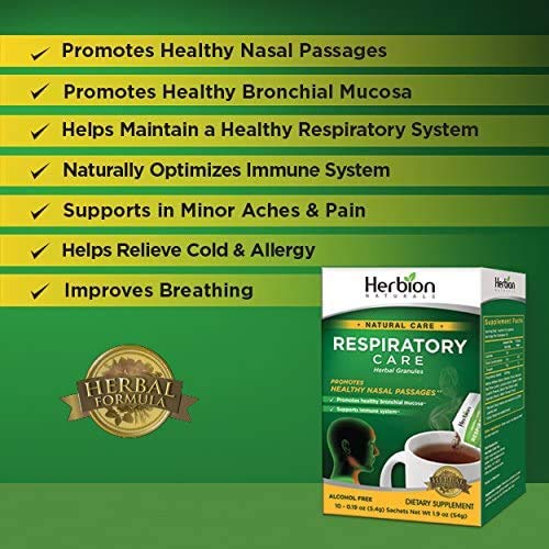Herbion Naturals Respiratory Care (Pack of 2 Regular)
