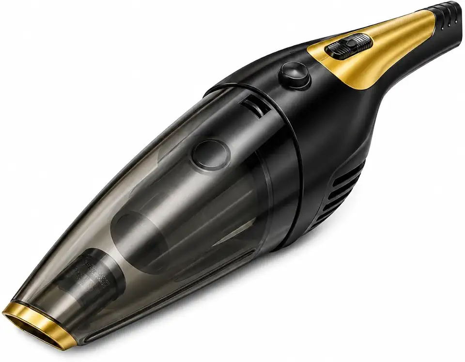 Aspirador Portátil Sem Fio Pó e Água 65W | Bivolt 127/220V | 5500Pa | 2 em 1 | Para Carro, Estofados e Pelos de Pet | Filtro Lavável | Acessórios Inclusos