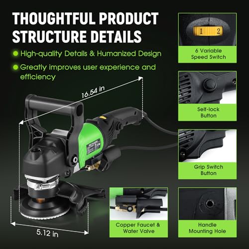 Antstone 800W Wet Polisher Kit