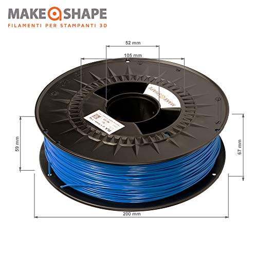 Filament PLA bleu 1.75mm bobine 1kg impression 3D buse sans bouchage