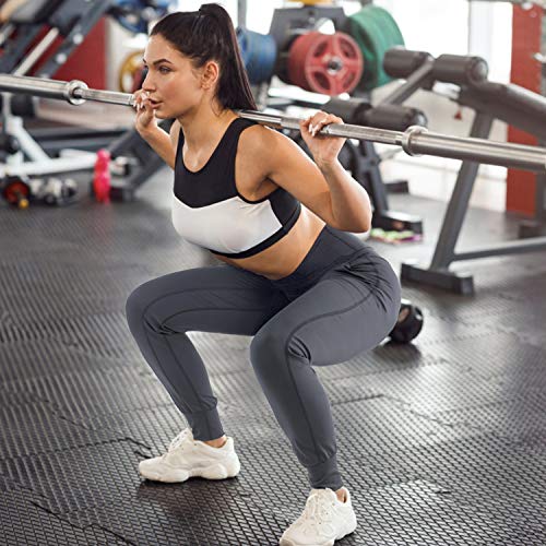 leinidina womens jogger pants high waisted sweatpants with pockets tapered casual lounge pants loose track cuff leggings