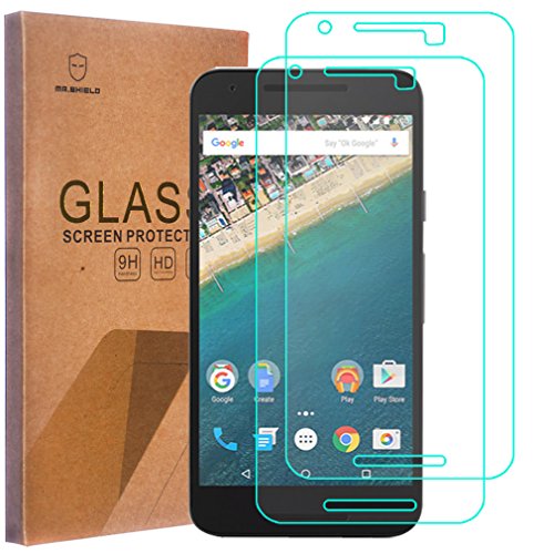 Mr.shield [2-Pack] Designed For Lg (Google) Nexus 5X 2015 Newest [Tempered Glass] Screen Protector With Lifetime Replacement #TOP1
