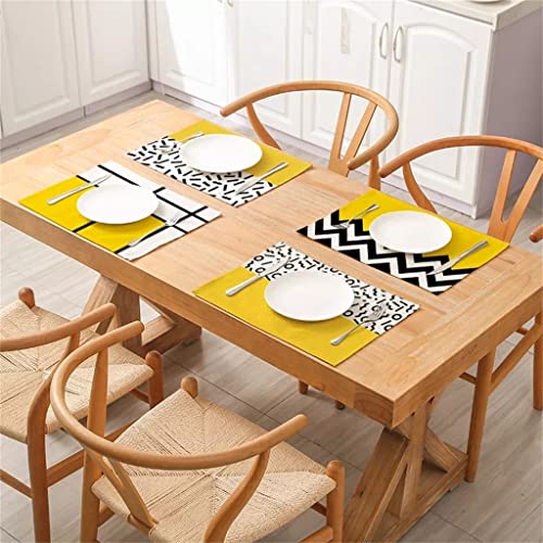 Placemat Lignes Simples argenté 42x32cm isolant pour table - 3