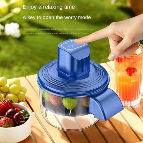 Electric Grape Peeler - Automatic Garlic Peeling Machine | 2-in-1 Cordless Vegetable Cutter | Rechargeable Tool for Tomato, Cherry, Onion, Carrot - Image 8