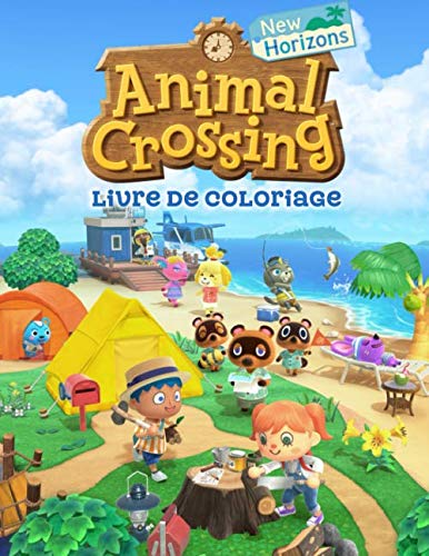 Télécharger Animal Crossing New Horizons Livre de coloriage: Coloriages pour jeu de croisement d'animaux pour en PDF