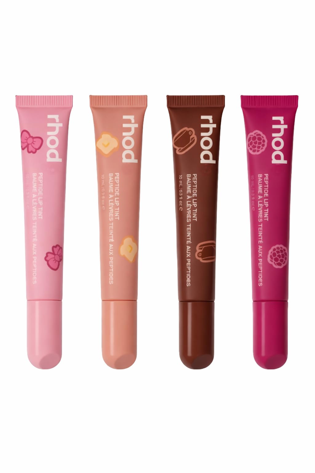 Buy Rhod Tinted Lip Balm Set, Raspberry, Espresso, Ribbon, Toast