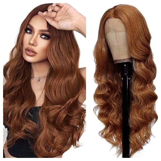 Weeybay Pelucas Mujer Pelo Natural Humano Body Wave Human Hair Wig 4X1 Lace Closure Cabello Humano with Baby Hair Glueless Wear and Go Bleached Knot Light Brown Color 20 Inch