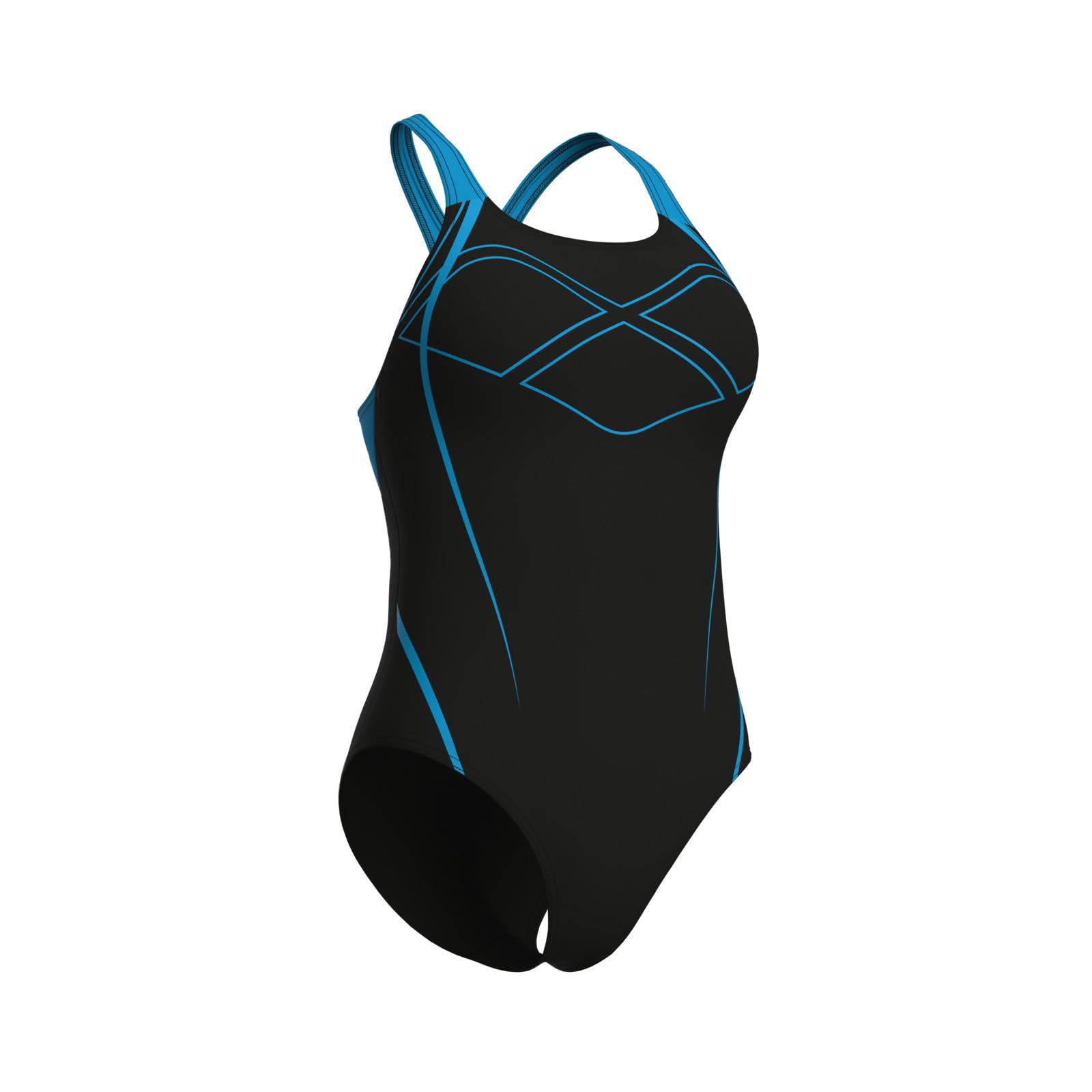 Arena W Arena Graphic Swimsuit Swim PRO Back Intero Donna (Pacco da 1)