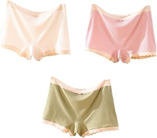 HEMASN 2 in 1 Women's Panties & Under Skirts Shorts,Cotton Panties For Women,Women's Casual Breathable Comfortable Panties