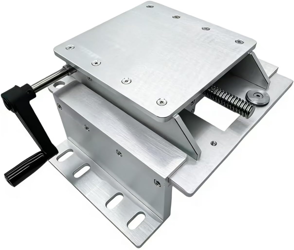 Adjustable Manual Ship Jack top Plate, high-Grade Marine Aluminum Alloy, Suitable for External Engine Ships with a Maximum Power of 30 Horsepower
