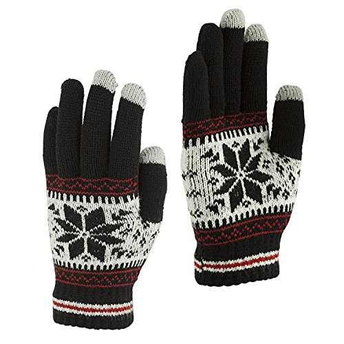 The Grizz Bizz Touchscreen Texting Gloves - Outdoor Men's/Women's Warm Knit Winter Gloves