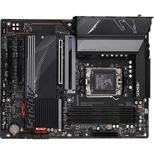 Image of GIGABYTE B650 AORUS Elite AX AMD AM5 ATX Motherboard,Support Ryzen 9000 /8000 /7000 Series,DDR5,14+2+1 Power Phase,PCIe 5.0 M.2,USB-C 3.2 Gen 2,WIFI6E,2.5GbE,EZ-Latch,Q-Flash,RGB Fusion,(Pack of 6)