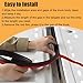 Nayotaa Tonneau Cover Seal Strip - 24.9Ft Truck Tailgate Seal Kit, Adhesive Rubber Weather Stripping for Pickups Tailgate, Camper Shell, Tonneau Cover, Truck Topper ＆ Cap
