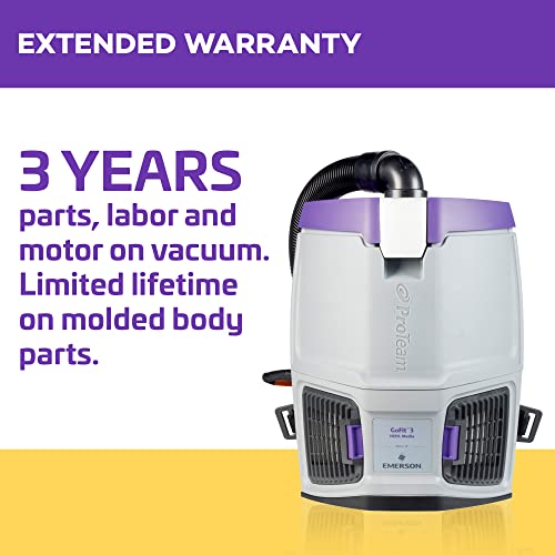 Proteam Gofit 3 Commercial Backpack Vacuum With Restaurant Tool Kit, 3 Qt, Corded #TOP7