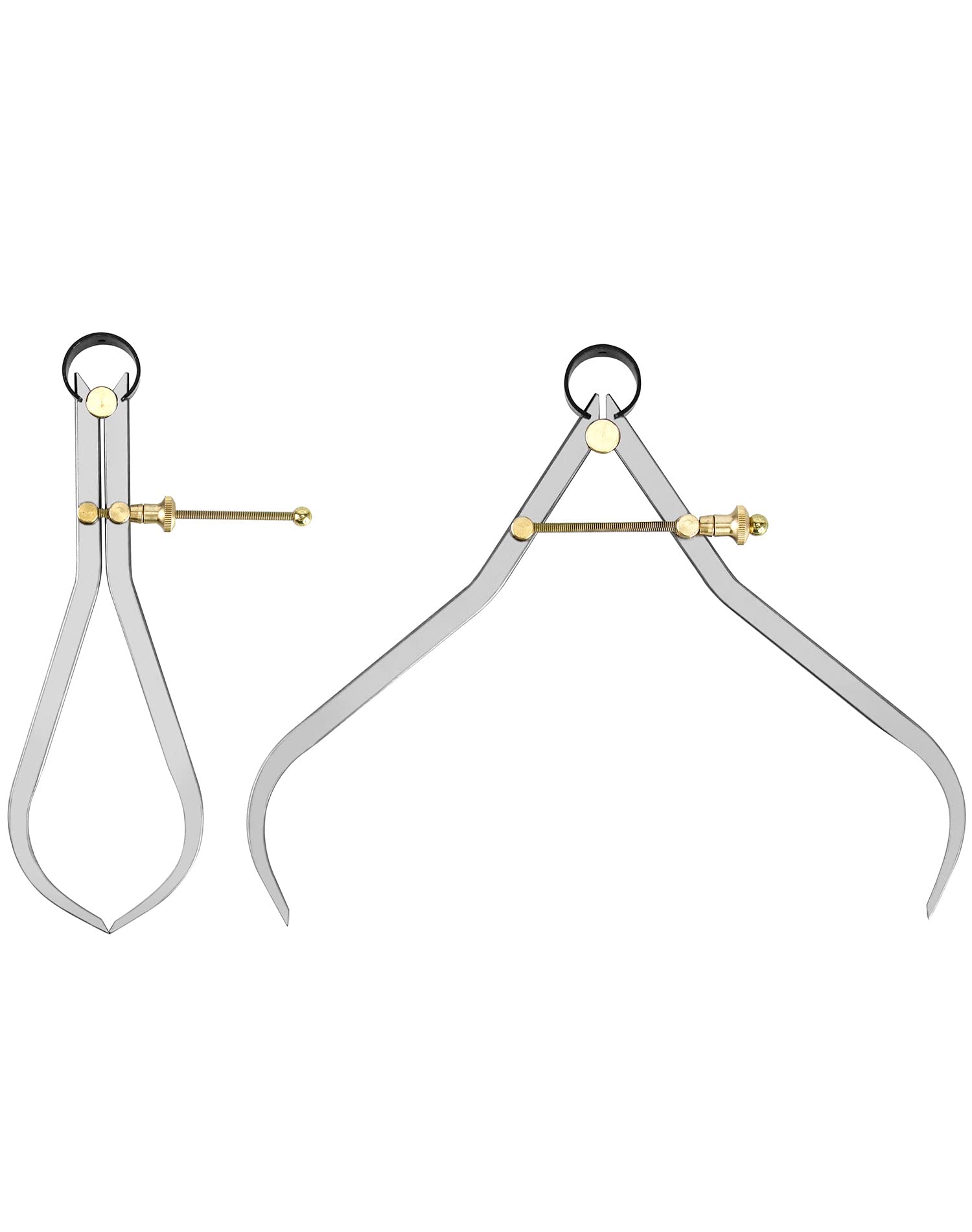 QWORK Spring Dividers Calipers - 8 Inch -2