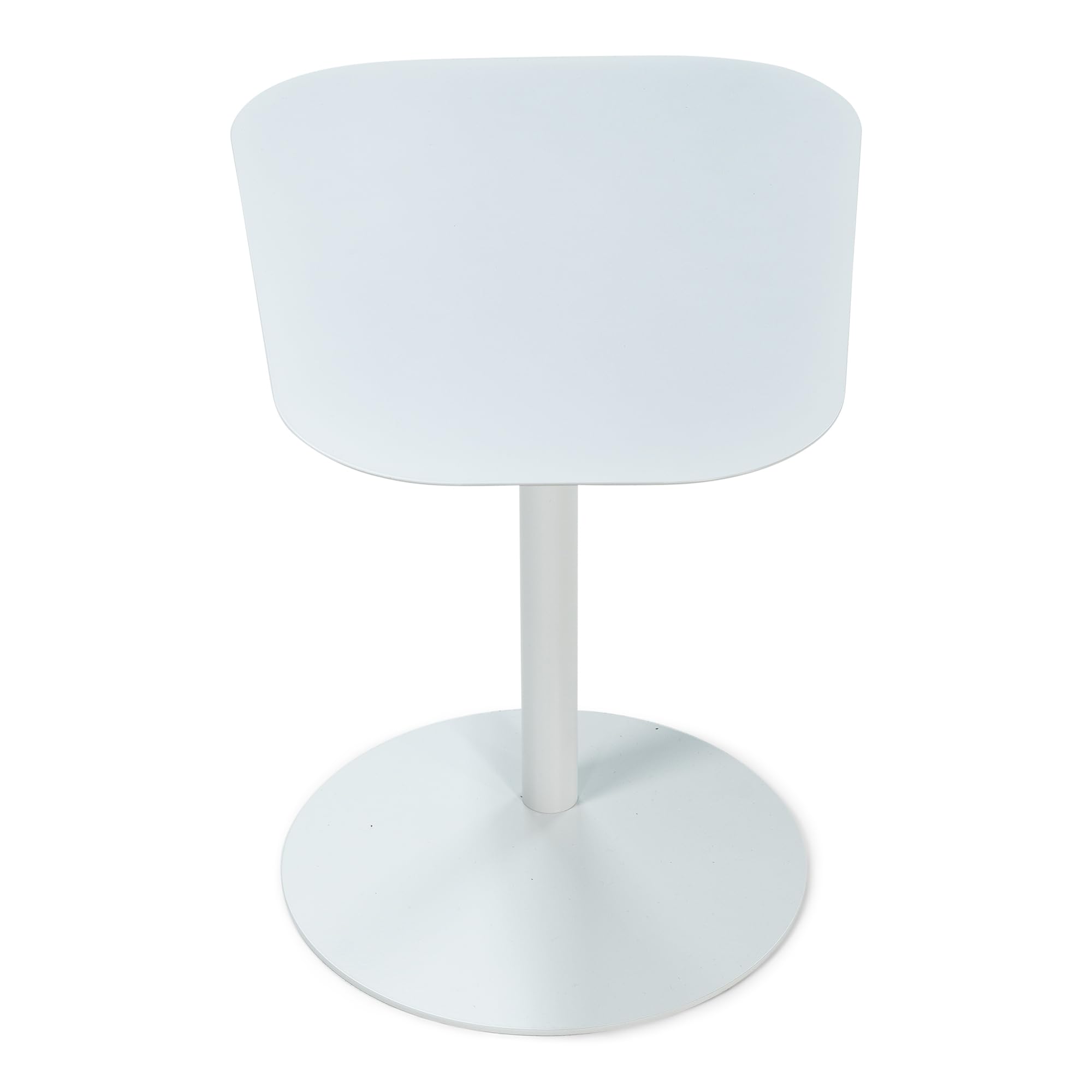 Spinder Design Noora - Tavolino laterale, colore: bianco, bianco scandinavo, altezza 50 cm