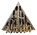 Ebros Egyptian Monument Pyramid Display Statue Featuring 16 Miniature Gods Anubis Osiris Maat Isis Bastet Sekhmet Obelilsk Sphinx and More For Educational And Decorative Centerpiece