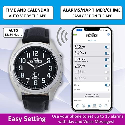 FIVE SENSES Smart Atomic Talking Watch for Visually Impaired App