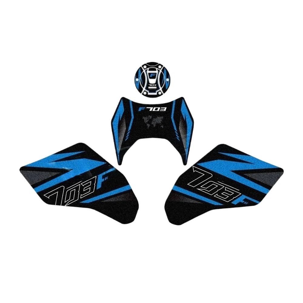 Protection réservoir moto ZT703-F 2025 autocollant résistant essence antidérapant