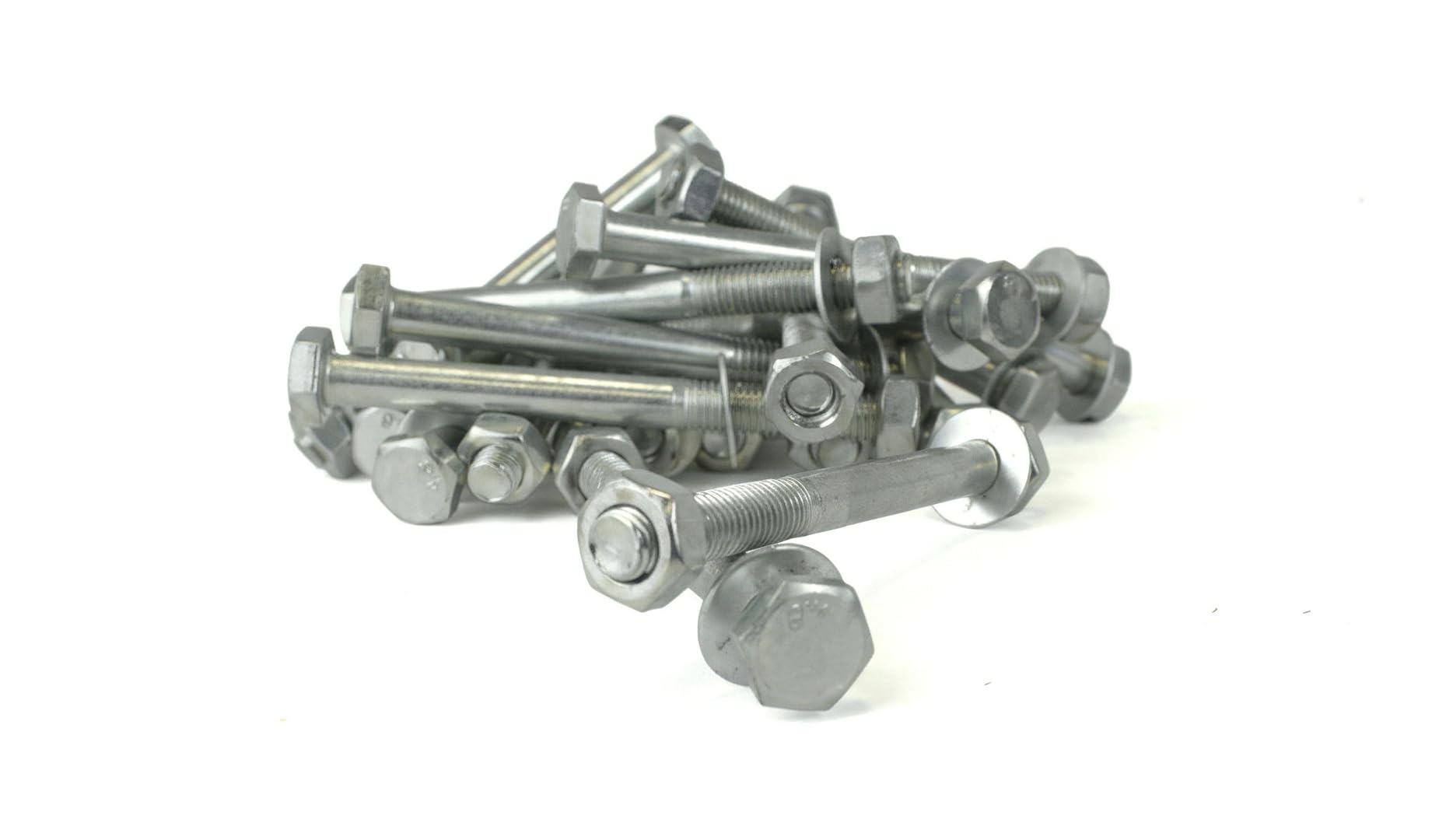 Edelstahl Durchgangsschrauben M10 x 110 mm für H-Pfostenträger – 10 Packungen à 2 Stk. inkl. Muttern & Unterlegscheiben, Sechskantbolzen für 9x9 Pfosten