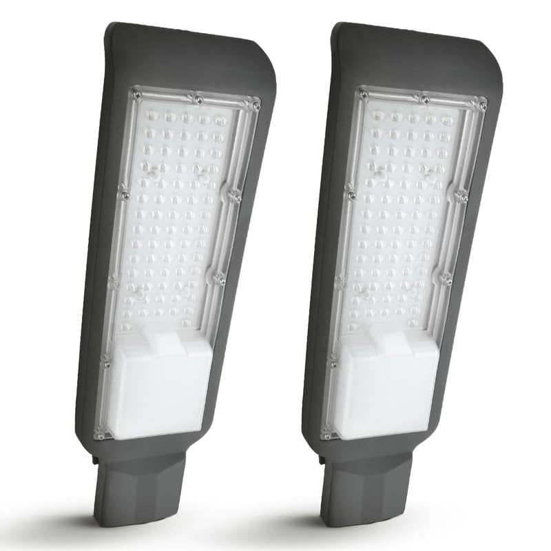 Jaquar 90W LED Street Light – IP66 Waterproof Outdoor Lamp Pack of 2 | Cool White High-Brightness LED for Parking Areas, Warehouses, Backyards & Landscape Lighting | Corded Electric | 2-Year Warranty-image-30