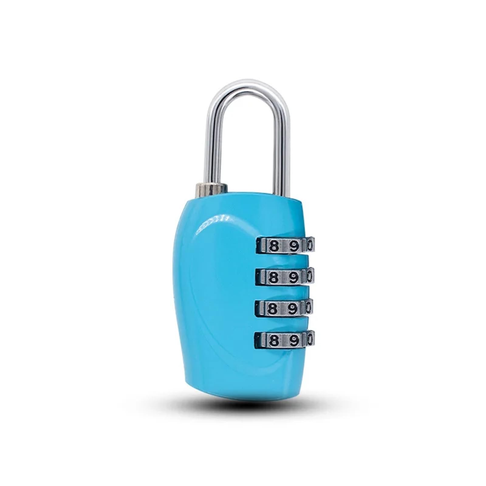 Cadenas à combinaison anti-perte de clés pour casier de sport bleu
