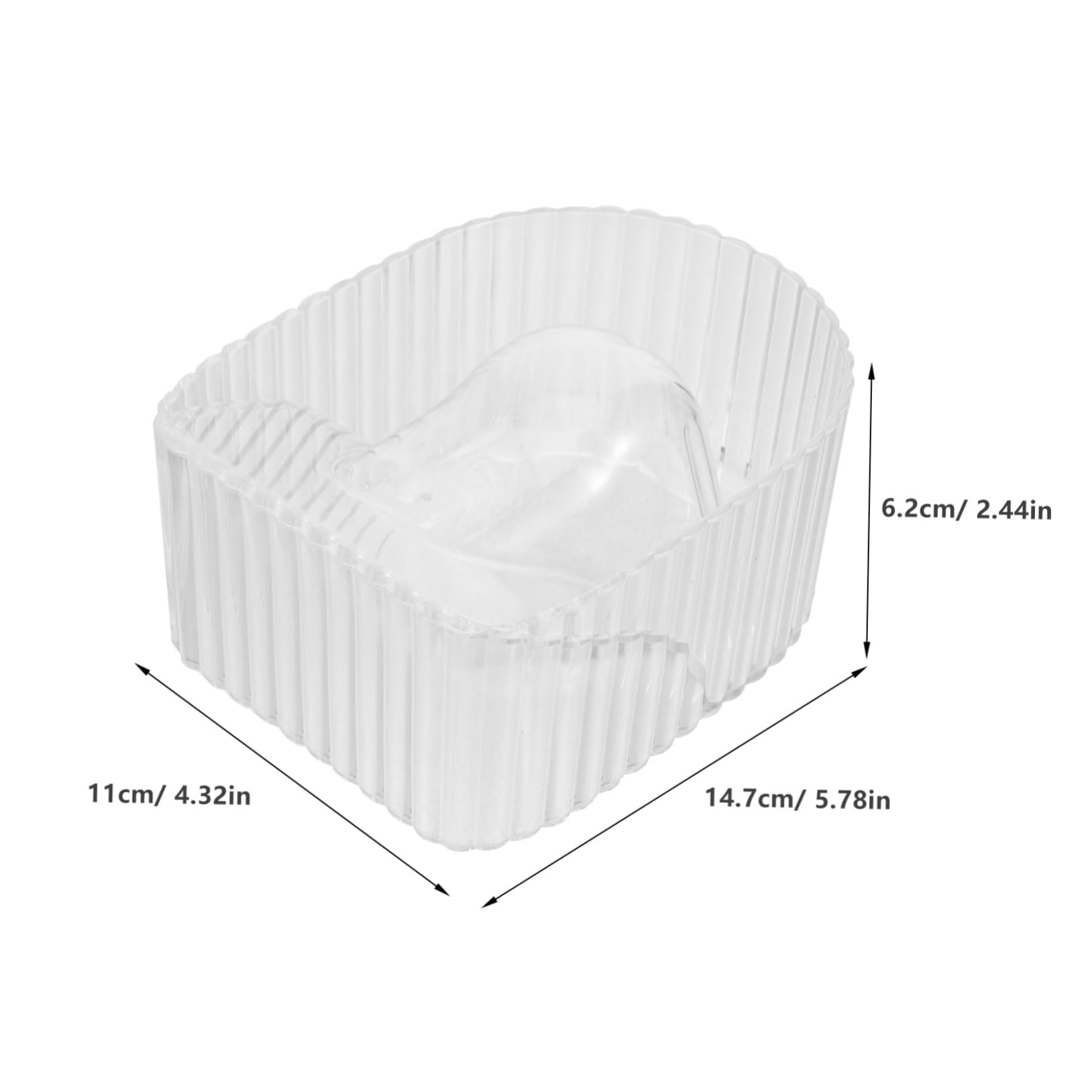 OSOLADY Manicure Soak Bowl Large Nail Art Removal Bowl for Soak off Polish for Home Salon Use