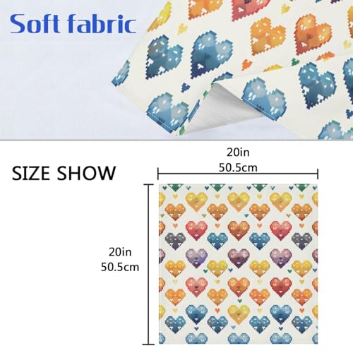 Servilletas de Tela Senya Día de San Valentín Pack x6 miniatura 6