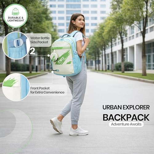 Image of Storite Lightweight School Bag for Girls | 21L Capacity Stylish Kids School Backpack Class 4-7 Comfortable & Spacious