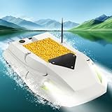 bateau amorceur carp design ✅ 【AUTONOMIE LONGUE ET RETOUR SÉCURISÉ】 Alimenté par deux batteries haute capacité de 15600 mAh, ce bateau-appât supporte les sorties prolongées et réduit le temps de recharge. Lorsque l'énergie est faible, une alerte batterie faible déclenche une fonction de retour automatique, vous offrant jusqu'à 5 minutes de temps de fonctionnement sécurisé pour ramener le bateau et éviter la perte.