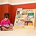 ECR4Kids Streamline Single-Sided Book Display with Storage, Classroom Bookshelf, Natural