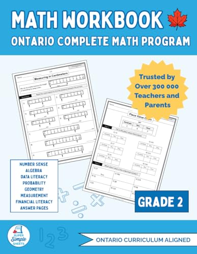 Ontario Grade 2 Math Workbook: The Only Full-Year Workbook That Covers Every Ontario Math Expectation Across All Five Strands
