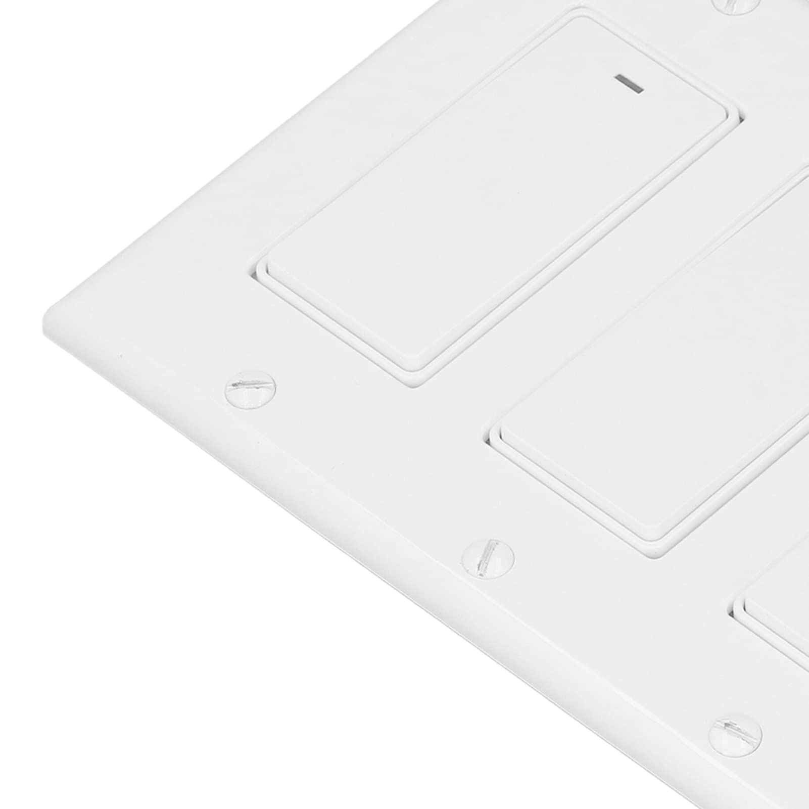 Intelligenter WLAN-Wandschalter, Einpolig, 3-fach, AC 100 Bis 240 V, Lichtschalter mit Fernbedienung, Sprach- und Timer-Steuerung für Benutzer zu Hause, Im Schlafzimmer, Im Wohnzimmer