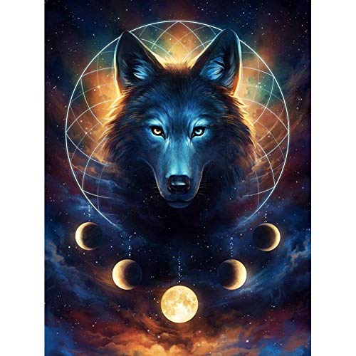 Pintura de diamante 5D DIY, diamantes de imitación de cristal, cuadros de bordado para manualidades para decoración de la pared del hogar, dos delfines 30 x 40 cm.