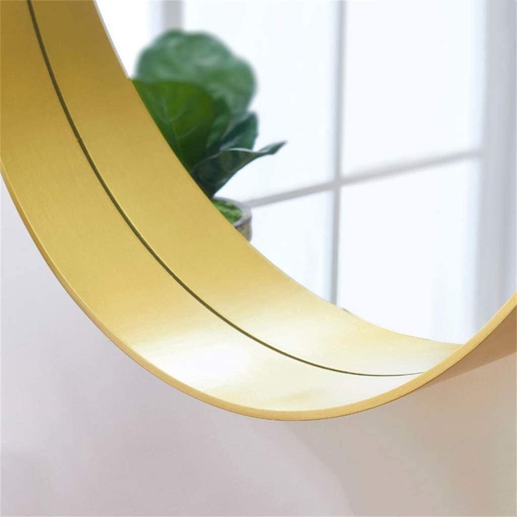 Nordic Makeup Wrought Iron Gold Round Decorative Desktop Princess Vanity wall Mount(50cm)