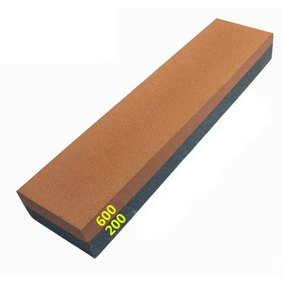 Yuaistore Sharpening Stone,Whetstone 200/600 Grit Dual-Sided Natural Whetstone Sharpening Stone Sharpener, For Kitchen, Tactical, Outdoor(200X50x25mm)