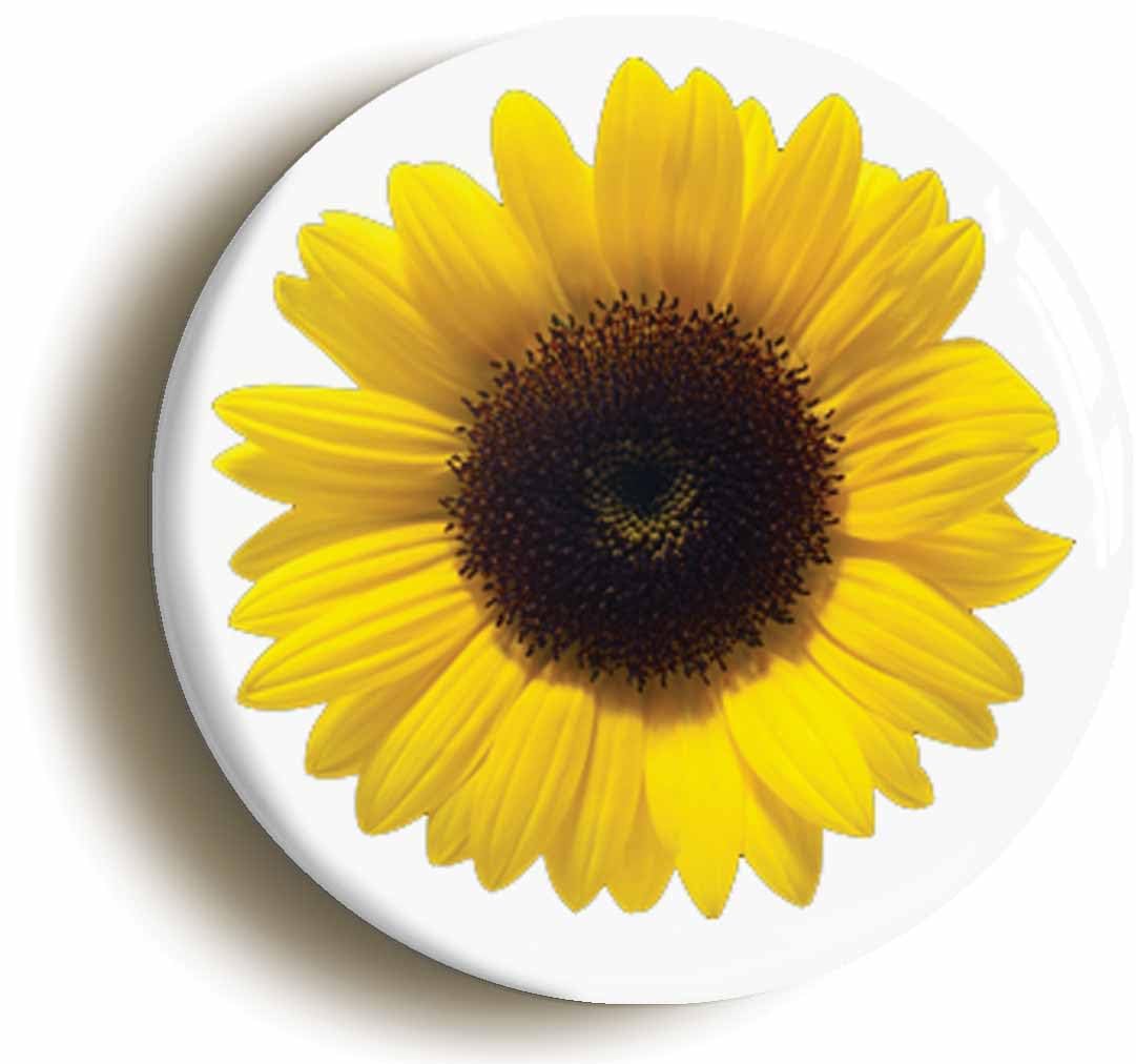 Ozorath Sunflower Fridge Magnet (Circular 2Inch / 50Mm Diameter)