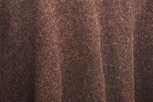 Image of ZLYC Women Winter Fashion Faux Fur Trim Layers Hooded Cardigan Warm Cape Sweater Cloak