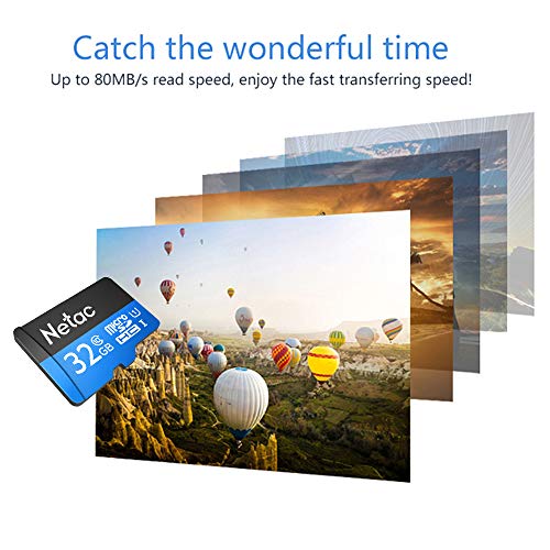 Cartão Memória MicroSd 32GB 80MB/s Netac