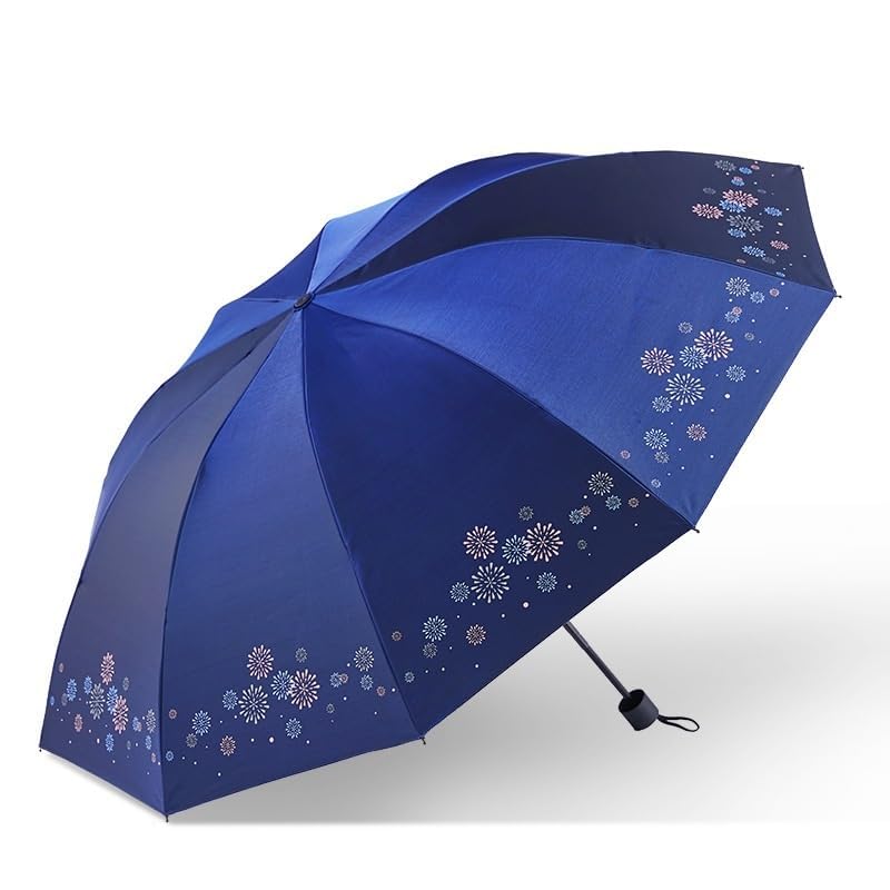 RENEESME Umbrellas for Rain Umbrella Ten-Bone Large Sunshade Rain Or Shine Umbrella Sun Umbrella Strong Umbrella for Wind and Rain(Color:C)