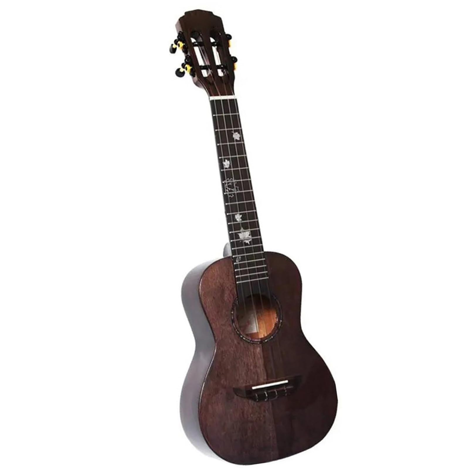 Ukulele Instrumenty Muzyczne Ukulele Dla Początkujących I Dorosłych 23 Cale Lite Drewno Mahoniowe Połysk W Zestawie Pokrowiec Tuner Capo Pasek Wytrzymały(B)