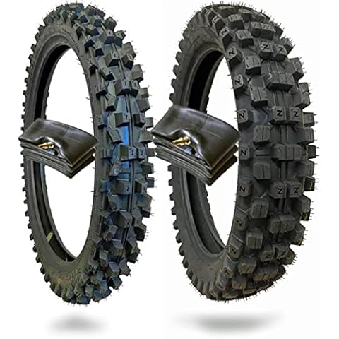 WIG Racing 120/80-19 and 90/90-21 Motocross Dirt Bike Tires With Inner Tubes Cover