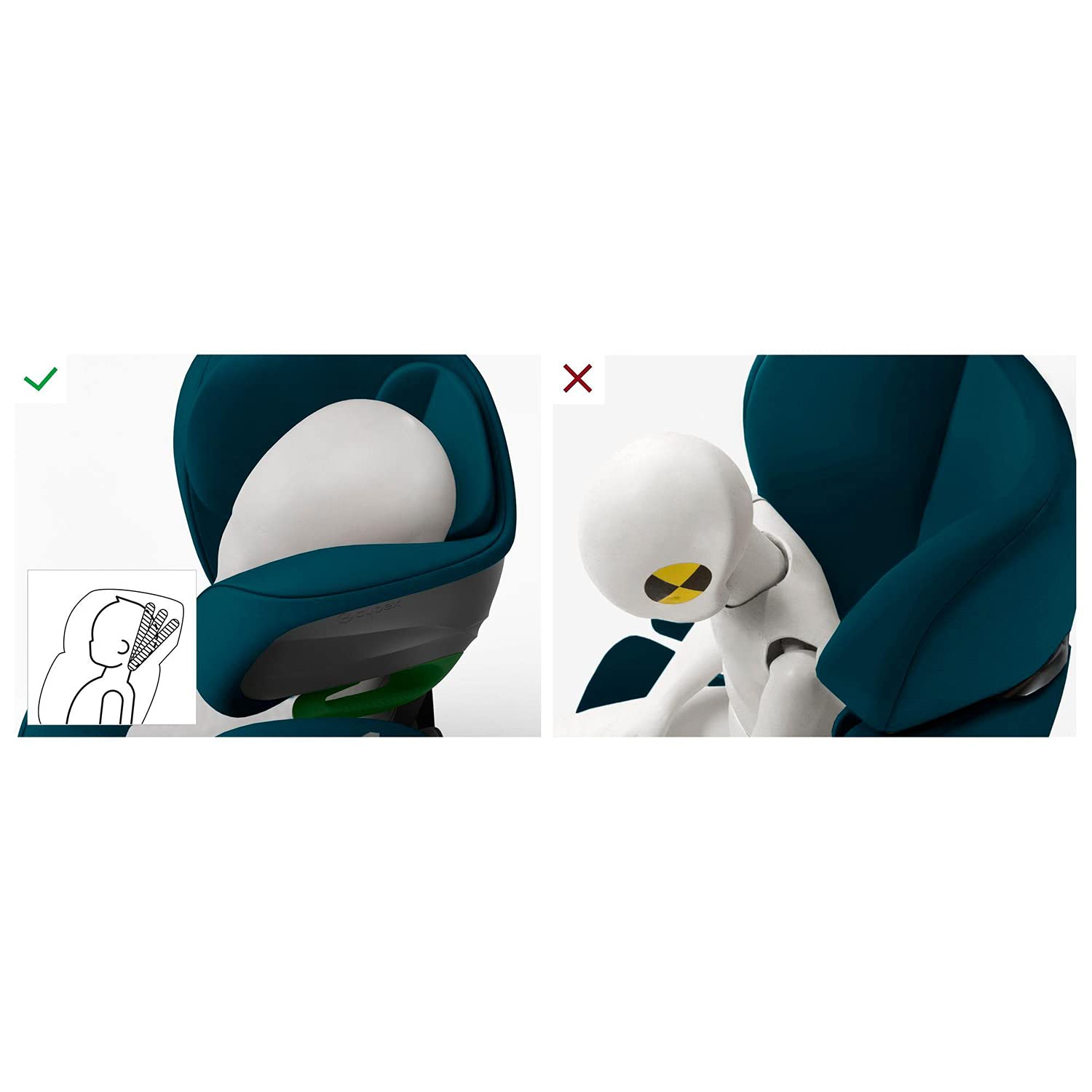 CYBEX Seggiolino per bambini Gold Pallas G i-Size, 76-150 cm, da circa 15 mesi a circa 12 anni (da circa 9 a 50 kg)