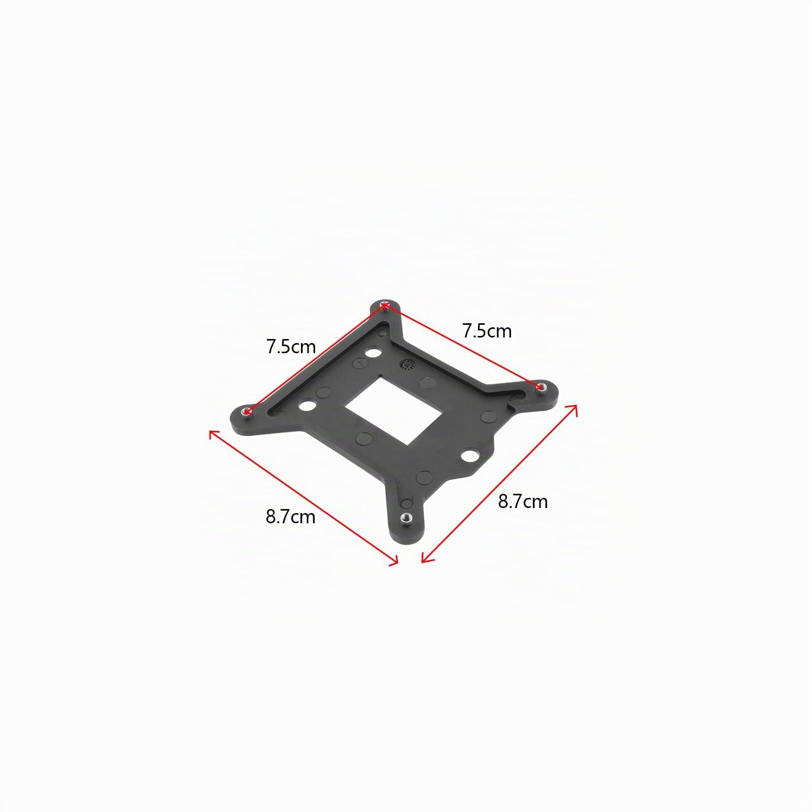 2 Pièces Support de Plaque Arrière de Dissipateur Thermique pour Processeur Compatible avec LGA 1150 1155 Ventilateur de Processeur de Refroidissement Plaque de Montage