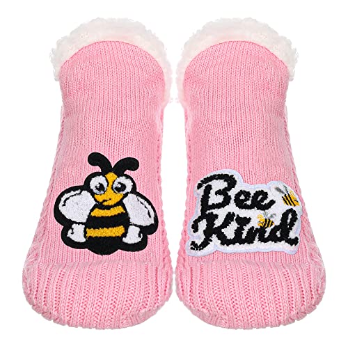 Image of ZYZX Cute Funny Slipper Socks for Women with Grips,Fuzzy Socks Indoor