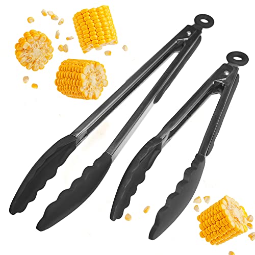 StarPack Basic Silicone Kitchen Tongs for Cooking Set (9