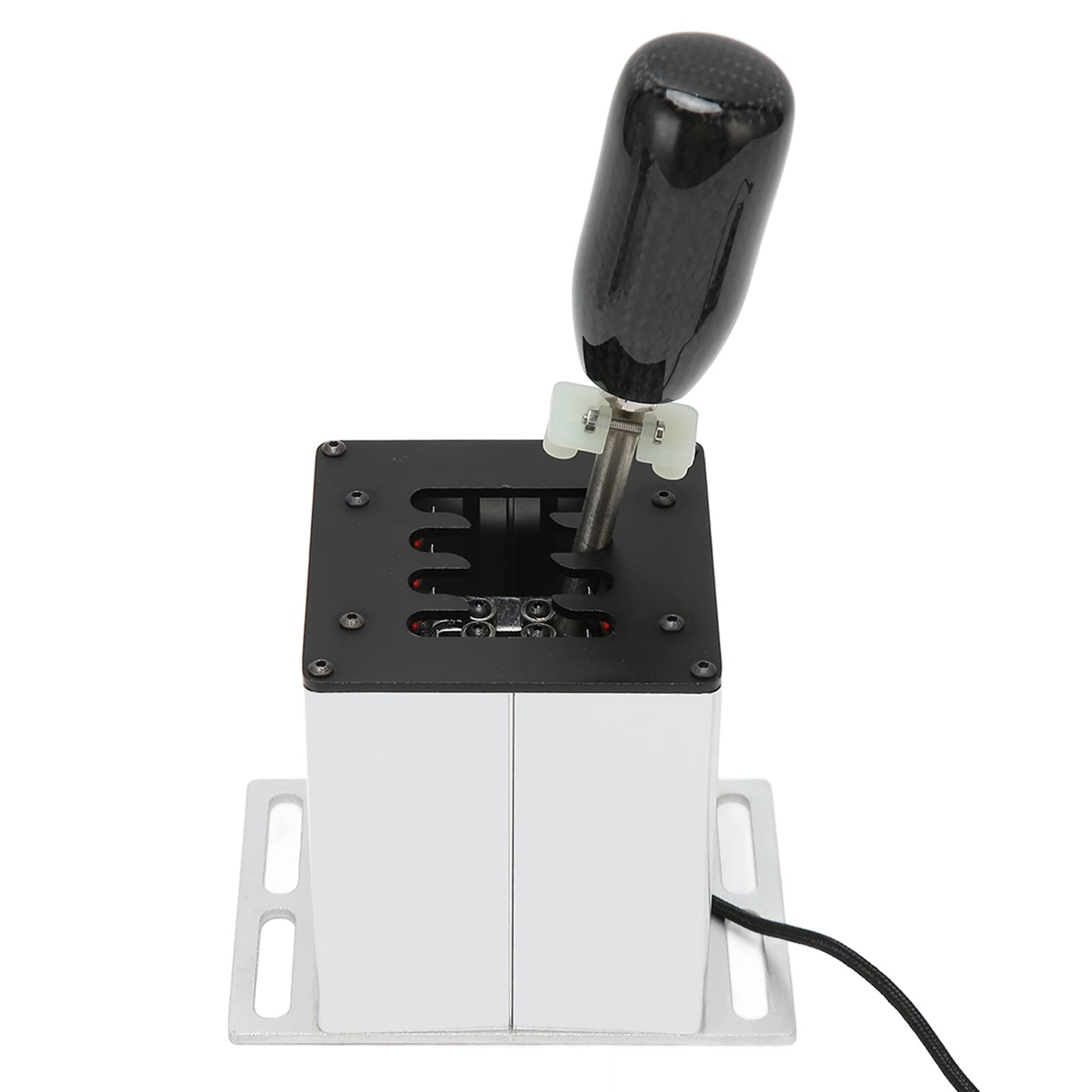Focket Manetka USB do Komputera, Dźwignia Zmiany Biegów 7+R Sim Racing do T300RS GT Kierownica z powłoką ze Stopu Aluminium Uchwyt z Włókna Węglowego Gier ATS ETS DiRT WRC